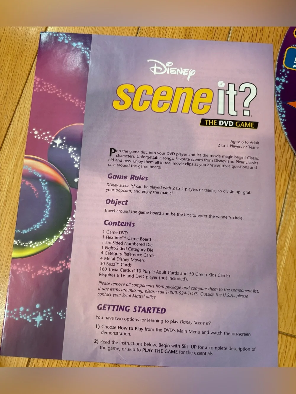 Disney Scene It DVD Game COMPLETE ScreenLife 2004 Pixar Movies Trivia